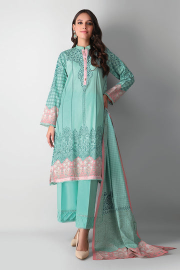 A210506 Green Khaadi Autumn Collection 2021